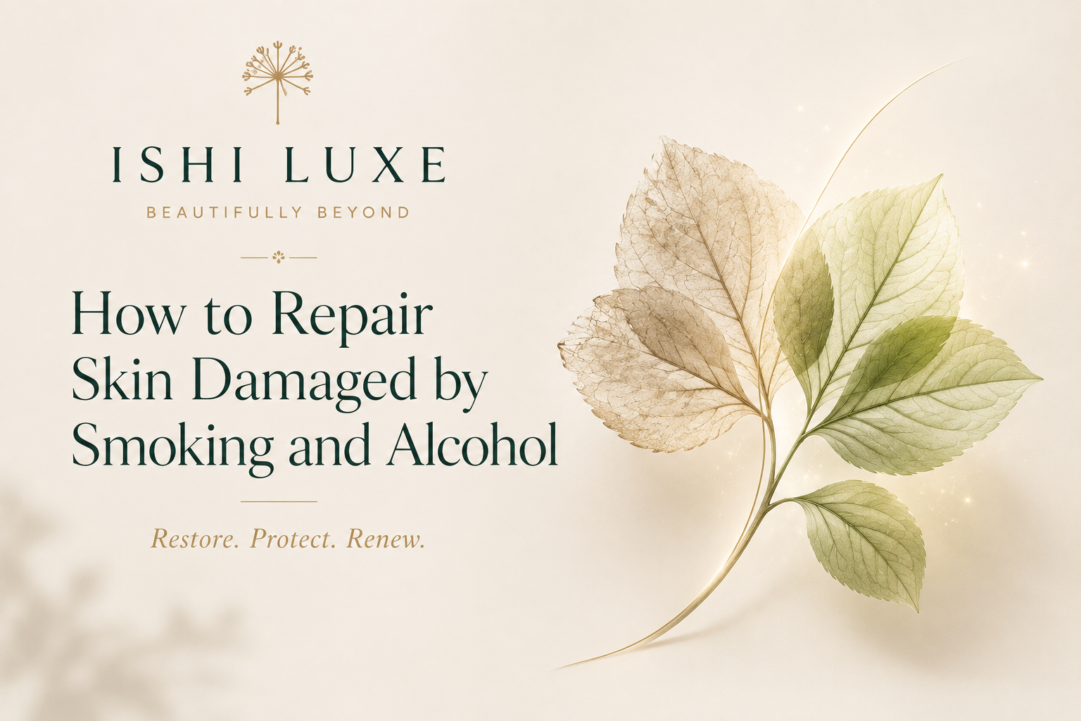 How to Repair Skin Damaged by Smoking and Alcohol How to Repair Skin Damaged by Smoking and Alcohol